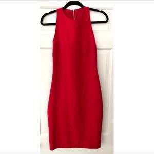 Red Zara cocktail dress